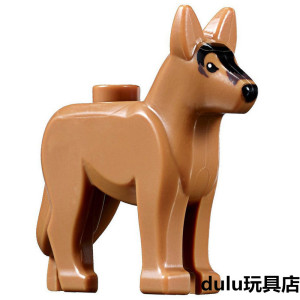 lego 乐高 配件 92586 动物 狗 德国牧羊犬 警犬 黑鼻头