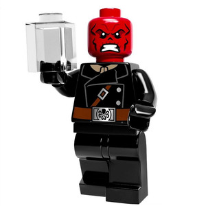 lego 乐高 超级英雄 人仔 red skull sh107 红骷髅 含魔方 76017