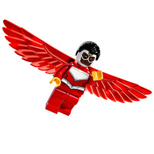 lego 乐高 超级英雄 人仔 sh099 猎鹰 falcon 76018