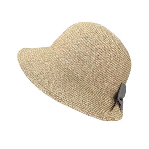 furla(芙拉)原单春夏简约蝴蝶结遮阳草帽意大利奢侈大牌藏