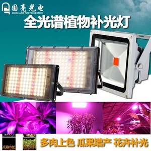 LED全光谱防水20W30W50W植物投光灯室外生长补光多肉大棚卉太阳灯