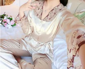 可外穿睡衣新娘子睡衣夏季小胸睡衣女夏可爱透气韩版性感休闲胖mm