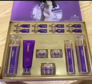 香港永久美七白焕颜明星护肤套盒套盒啫喱眼霜面霜精华水乳16件套