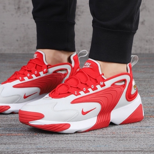 nike耐克男鞋新年款红色复古老爹鞋zoom 2k运动休闲鞋ao0269-012