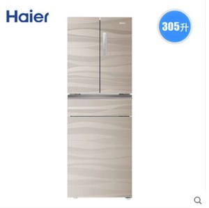 haier/海尔 bcd-305fdgs 双开门家用匀冷节能静音四门多门冰箱