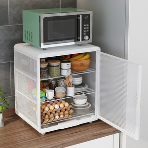 厨房收纳架沥水碗架碗柜碗筷餐具水杯装碟盘小型家用分层置物柜子