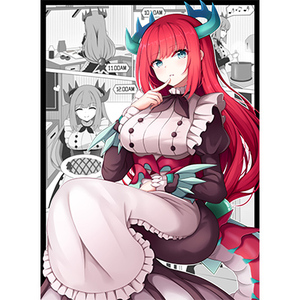 游戏王妹套 半龙女仆·蒸馏室龙女 卡套 垫 官套尺寸 漫画风 独家