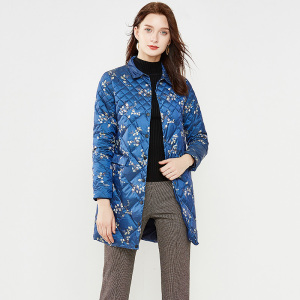 诗燕时装2019冬季新款中长款羽绒服女轻薄款95501-128l