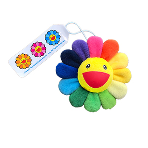 村上隆太阳花胸针挂饰配件挂件钥匙扣别针kaikaikiki笑脸小花