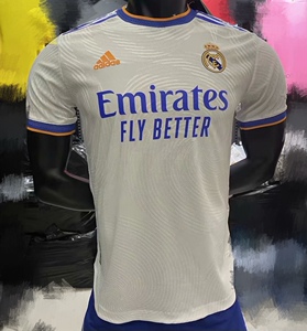 21-22赛季泰版球员版皇马皇家马德里球衣男短袖衫训练服拉莫斯