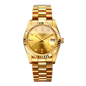 格雷曼手表男士全自动机械表精钢防水男表金表腕表