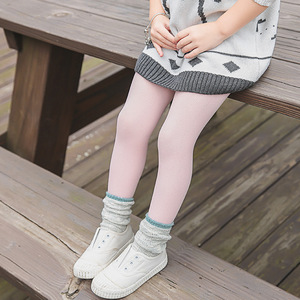 夏季新款热卖儿童女宝宝舞蹈袜学生天鹅绒连裤袜糖果色女童连脚袜