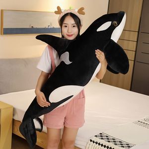 海昌海洋公园虎鲸玩偶玩具纪念品超大号鲸鱼毛绒床上睡觉夹腿抱枕