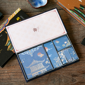 480张创意古风便利贴中国风便签盒装套装可撕学生用n次贴留言记事