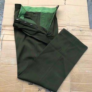 00十年仓库淘宝男士87马裤呢裤子 87毛料裤子 海军老式藏青色马裤呢