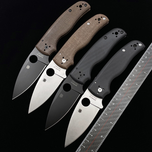 spyderco 蜘蛛c229gp 滚珠轴承折刀s30v刃户外野营狩猎口袋edc刀