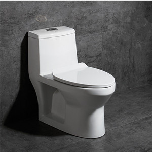 冠军卫浴家用墙排式马桶 左右排 后排式水 横排 侧排水坐便器200