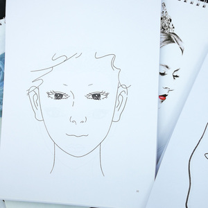 美人图纸妆化妆图