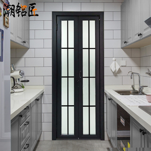折叠门推拉门洗手间门厕所门卫生间厨房铝合金简约日式小推拉移门