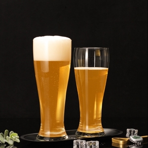 利比精酿啤酒杯大容量扎啤杯无铅玻璃小麦杯创意喝酒杯子酒吧专用