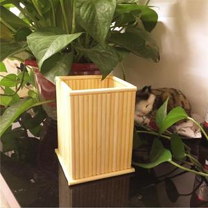手工笔筒成品竹制模型一次性筷子工艺品竹签diy制作笔筒创意礼物