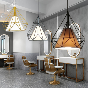 发廊美发专用灯创意个性超亮理发店吊灯餐厅奶茶火锅店工业风灯具