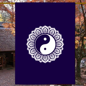 005人付款淘宝刺绣先天后天太极莲花八卦图贴 文 武八卦贴 万字符贴