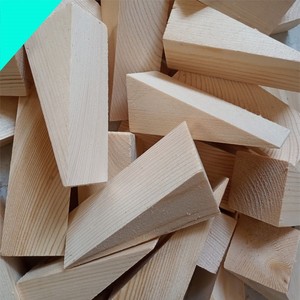 滑轨垫木订制木楔子膨胀填充三角形木块门塞木三角木楔子门档门堵