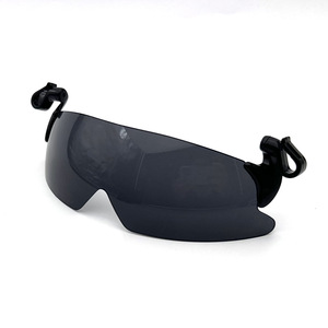 爵仑新款户外运动钓鱼眼镜UV400夹帽太阳镜高尔夫球帽夹帽子墨镜