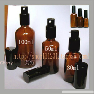 高品质50ML精油瓶+电化铝按压头/乳液头/压嘴/注意不是喷雾嘴