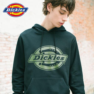 帝客dickies连帽卫衣男秋冬新品学生加绒德克士衣服潮牌dk008156