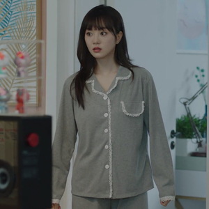 秦以悦同款睡衣女春秋纯棉2021年新款ins风时尚家居服两件套装夏