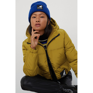 现货清仓 h&m专柜正品 hm女装kangol袋鼠限量立领短棉服女0917056