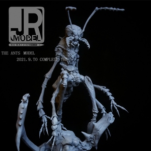 kdbx 咖啡苏jr-原创昆虫怪兽gk 白模 kit -单体蚂蚁1.0 现货