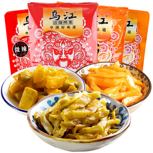 乌江涪陵榨菜微辣80g*10袋 榨菜丝开味佐餐咸菜下饭菜小菜