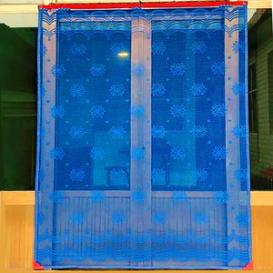 夏季防蚊门帘客厅室外加密一体纱门家用透气农村夏天发泡网帘子