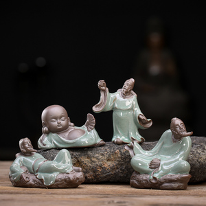 盆景摆件人物陶瓷