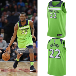 酷动城正品维金斯明尼苏达森林狼耐克nike宣告版sw球迷版球衣