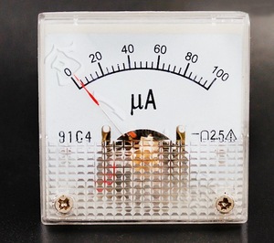 91c4-a直流电流表dc100μa小型微安电流表头