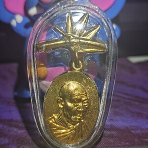 龙婆卡贤 2518 萨瓦迪卡 自身 胸针理事版