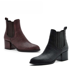 专柜正品patricia/帕翠亚清仓女鞋高跟粗跟圆头女短靴pa87-41207