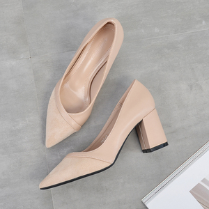 尖头高跟鞋七厘米