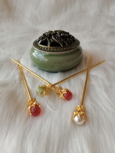 雅心手作汉服发饰神棍发簪古风簪子盘发纯手工制作