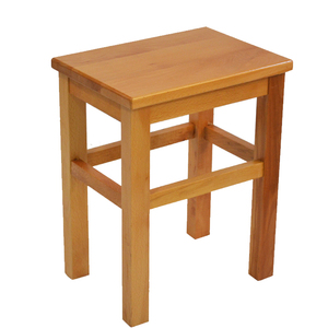 加厚实木凳子 凳子家用实木方凳木凳加强型学校板凳原木高凳子