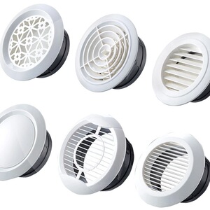 风口排气孔排气通风室内通风口网罩放风个性管道盖圆卫生间外墙