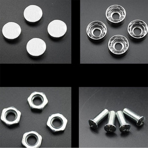 汽车牌卡扣车牌照框架安装螺丝帽车牌子螺母防盗扣上车牌的螺丝钉