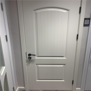 什木坊实木复合门含门套白色田园风格室内客厅卧室简约门