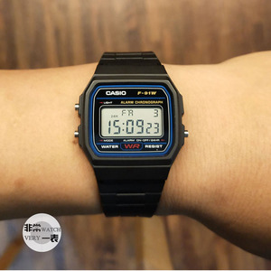 卡西欧手表男女 f-91wm-7a 91w-1d 经典复古电子表学生防水小方表