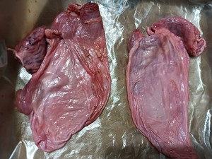 新鲜羊肾皮羊腰皮带懒弦子蓝仙子不带头去头羊腰皮去头羊蛋皮烧烤