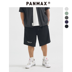 PANMAX大码男裤加大宽松运动短裤男装休闲美式裤子潮牌百搭显瘦夏